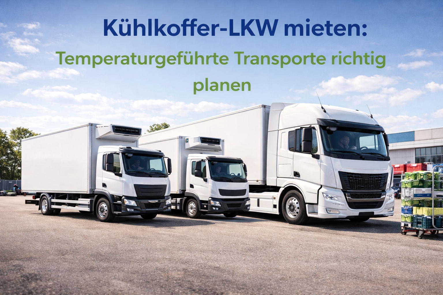 Kühlkoffer-LKW mieten: Temperaturgeführte Transporte richtig planen