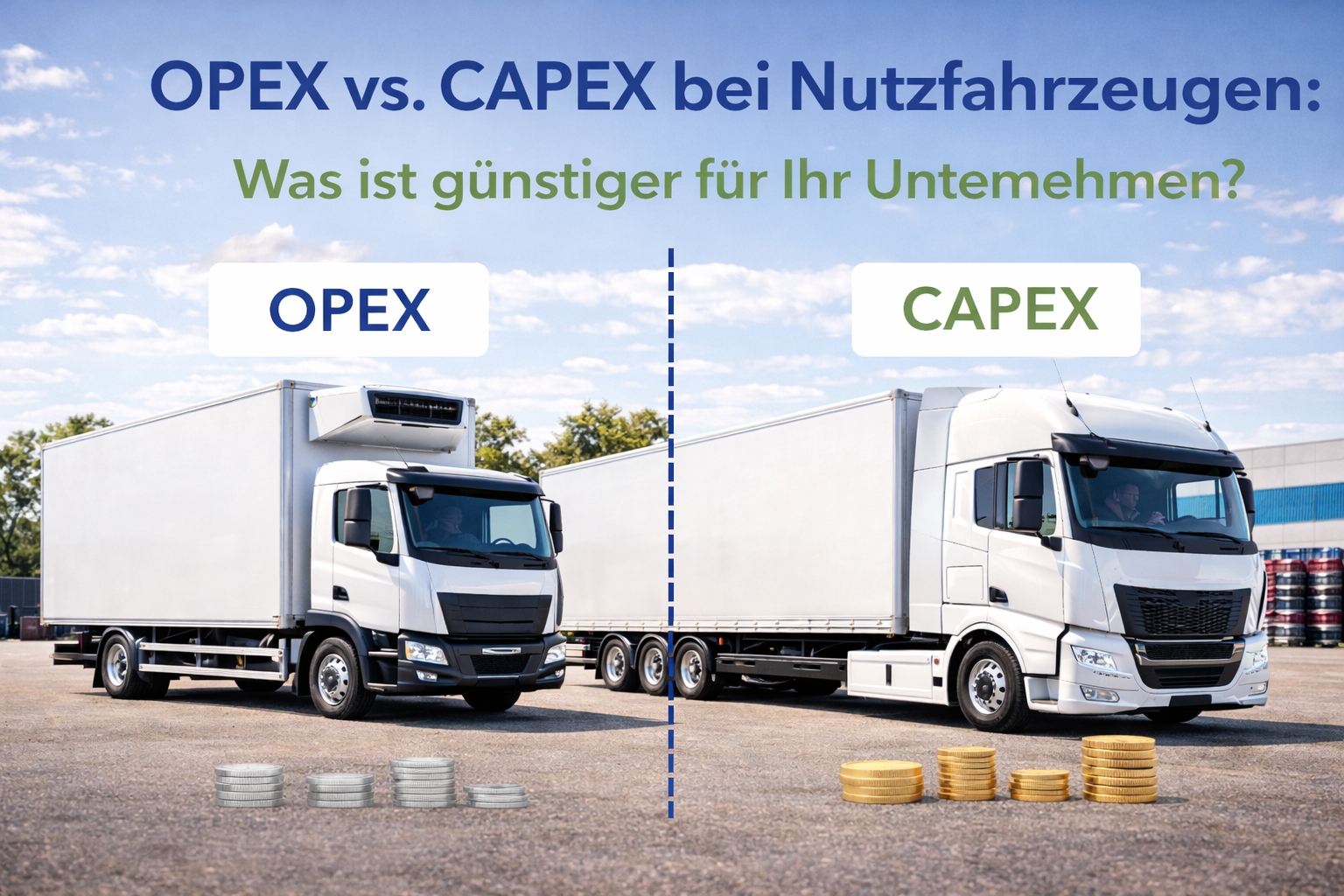 OPEX vs. CAPEX bei Nutzfahrzeugen: Was ist günstiger für Ihr Unternehmen?